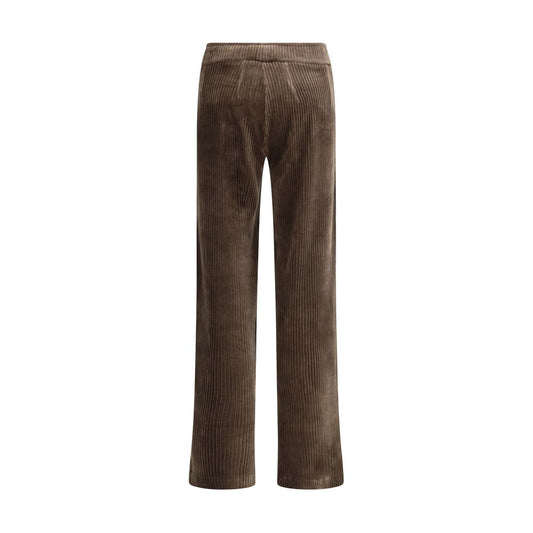Avenue Montaigne Brown Cotton Casual Pants