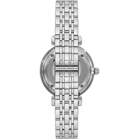 Emporio Armani Elegant Silver-Toned Women's Watch - Qutton