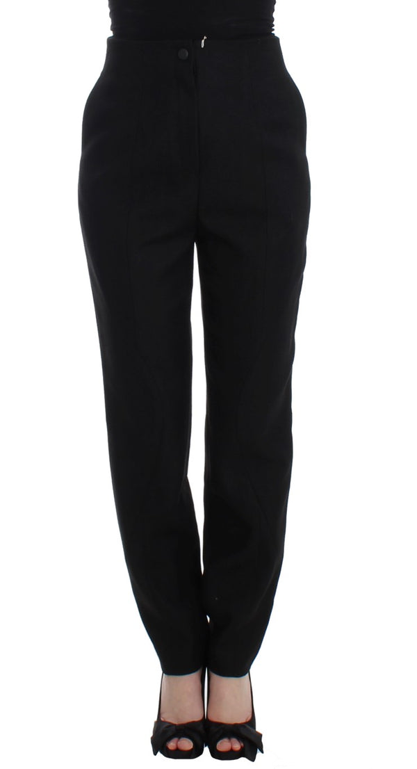 KAALE SUKTAE Elegant High-Waist Black Pants