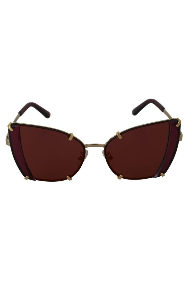Dolce & Gabbana DG2214 Violet Women Cat Eye Mirrored Eyewear Sunglasses