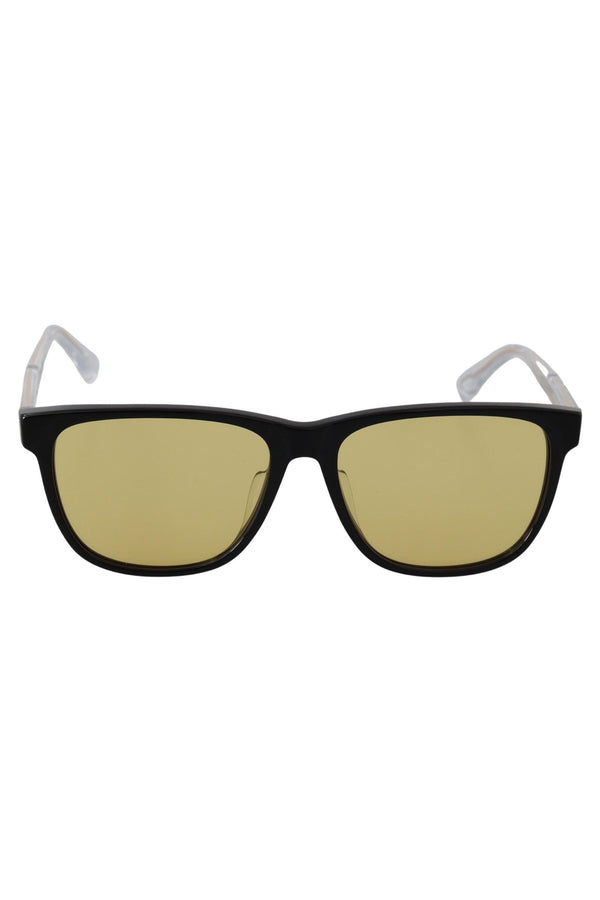 Diesel Black Frame DL0330-D 01E 57 Yellow Transparent Lenses Sunglasses