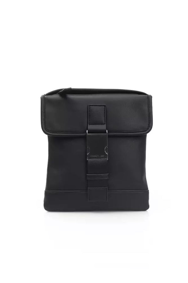 Cerruti 1881 Black Polyethylene Crossbody Bag - Elite ÉCLAT