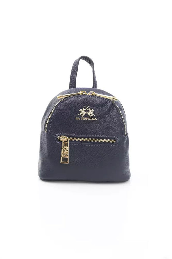 La Martina Purple CALF Leather Crossbody Bag - Elite ÉCLAT