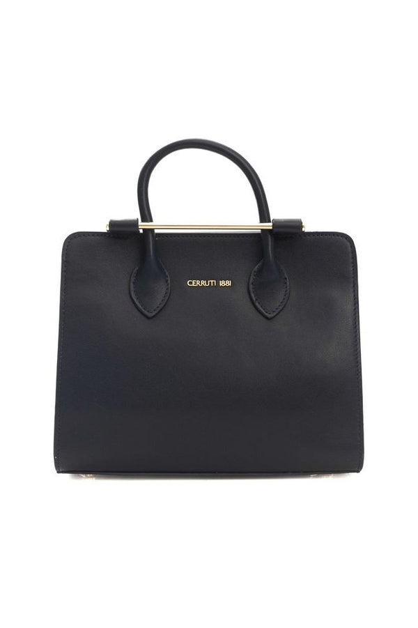 Cerruti 1881 Blue CALF Leather Handbag - Elite ÉCLAT
