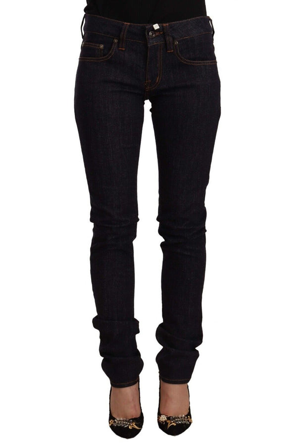 GF Ferre Chic Black Slim Fit Designer Jeans