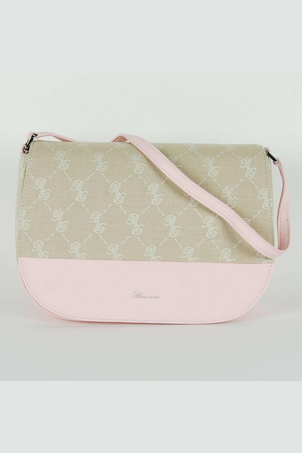 Blumarine Pink Cotton Crossbody Bag