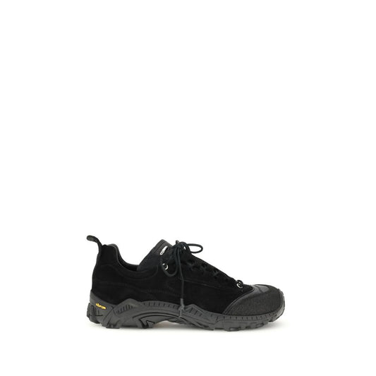 Our Legacy Black Goatskin Athletic Sneakers