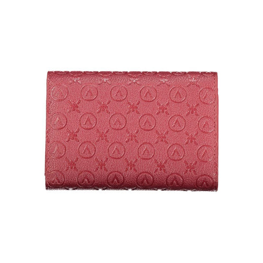 Mario Valentino Rosso Polyurethane Women Wallet