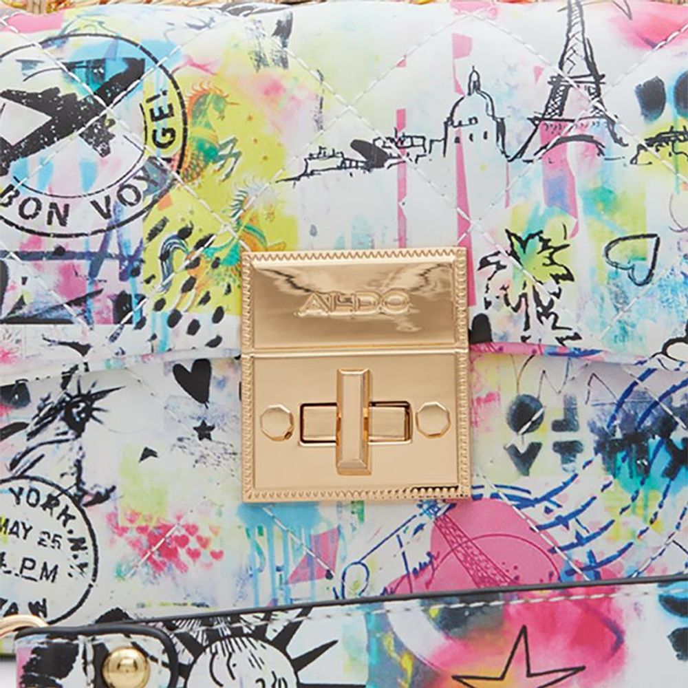 ALDO Black Polyethylene Shoulder Bag