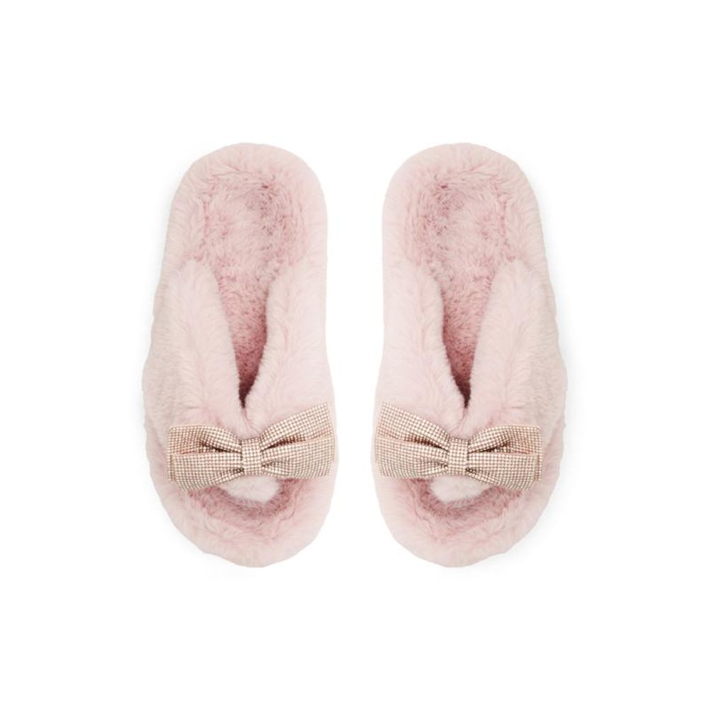 ALDO Pink Polyester Slippers