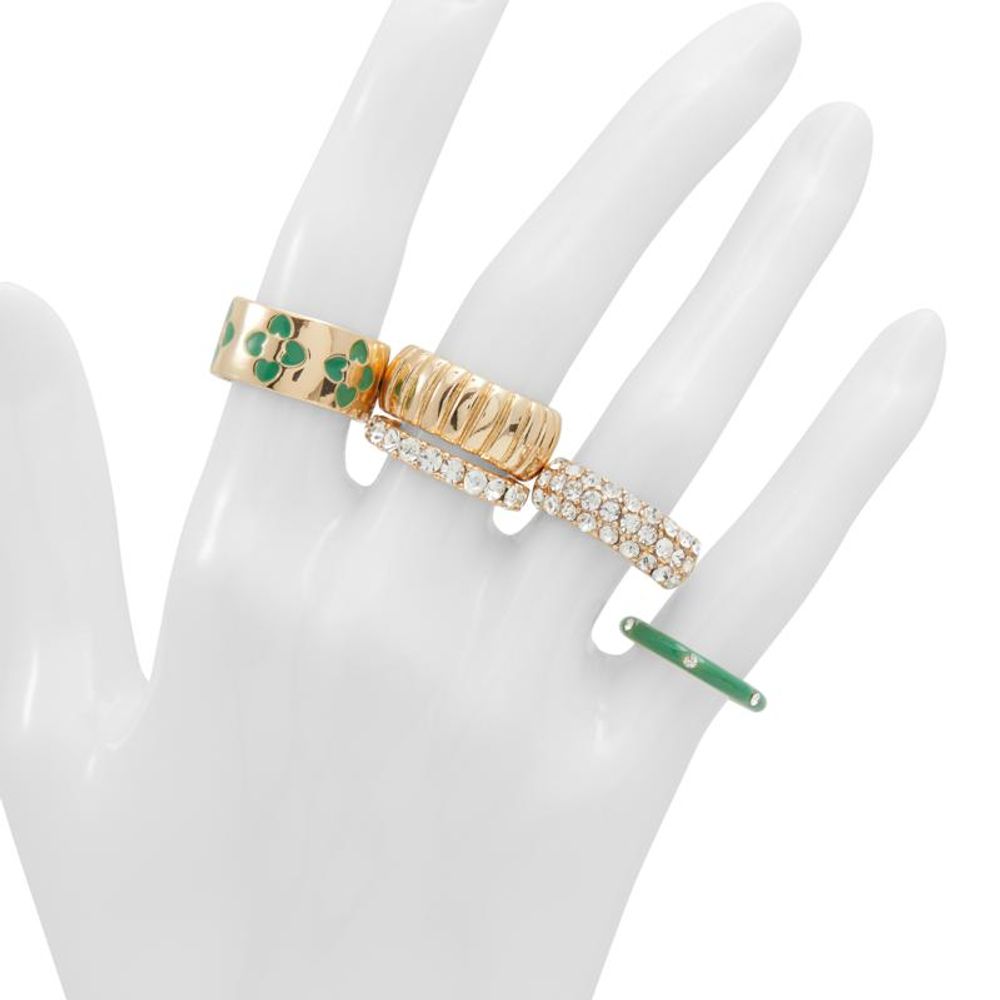 ALDO Green Elastane Ring