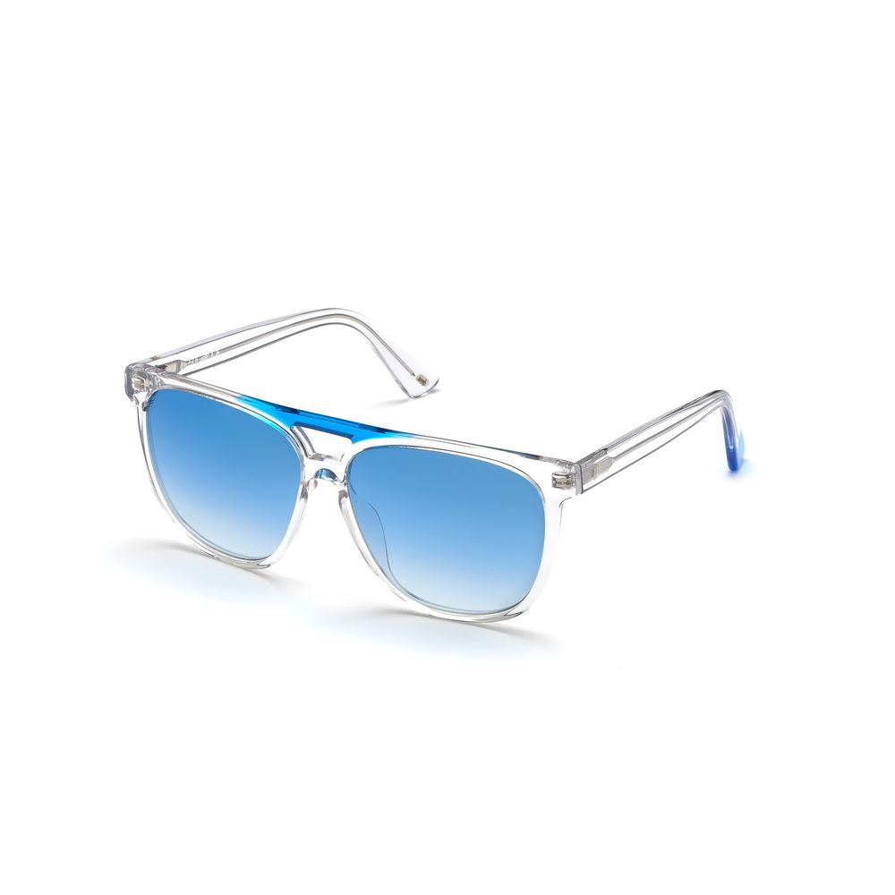 WEB EYEWEAR Transparent Plastic Sunglasses