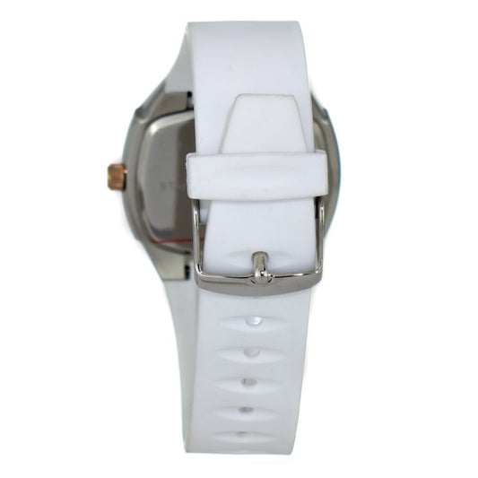 JUSTINA White Rubber Dress Watch