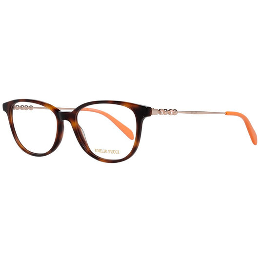 Emilio Pucci Brown Plastic Glasses (Frames)