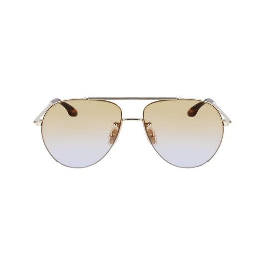 Victoria Beckham Gold Metal Sunglasses