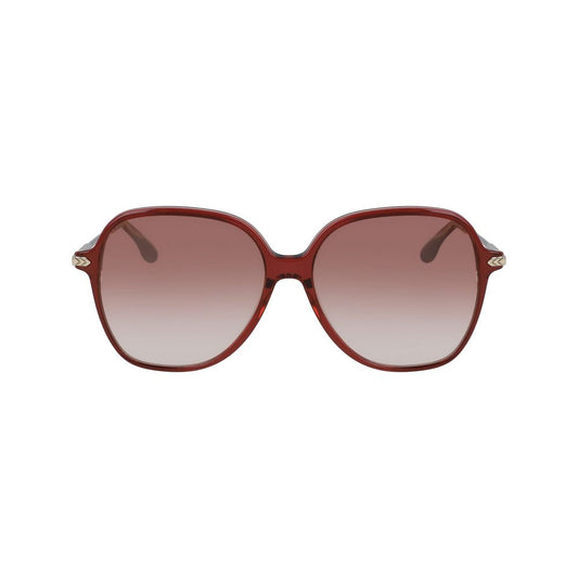 Victoria Beckham Bordeaux Acetate Sunglasses