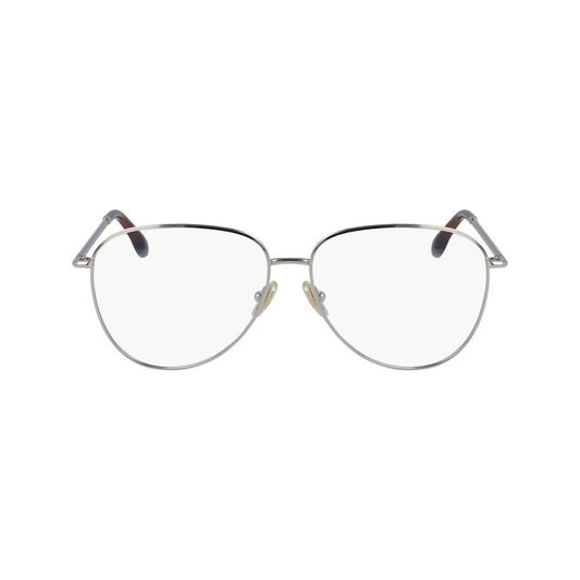 Victoria Beckham Gray Metal Glasses (Frames)
