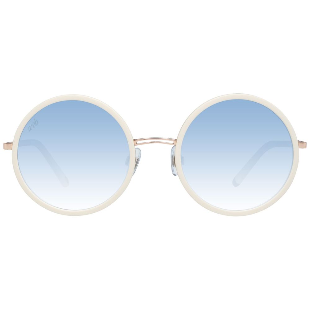 WEB EYEWEAR Beige Metal Sunglasses
