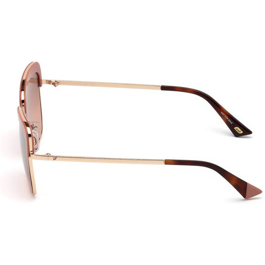 WEB EYEWEAR Gold Metal Sunglasses