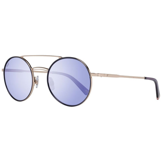 WEB EYEWEAR Gold Metal Sunglasses