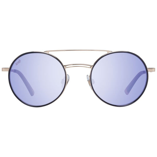 WEB EYEWEAR Gold Metal Sunglasses