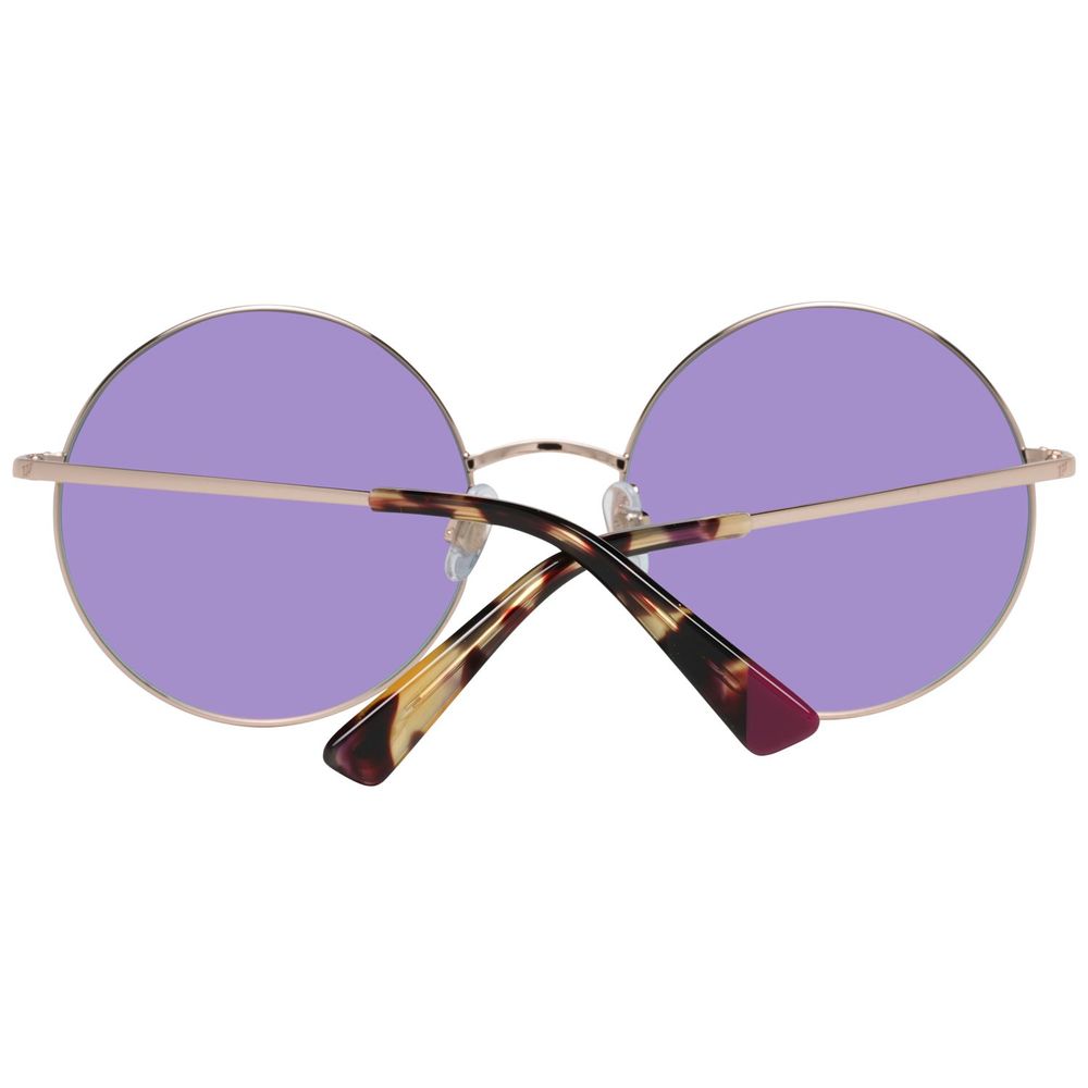 WEB EYEWEAR Gold Metal Sunglasses