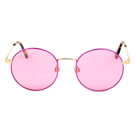 WEB EYEWEAR Pink Metal Sunglasses
