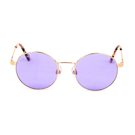 WEB EYEWEAR Pink Metal Sunglasses