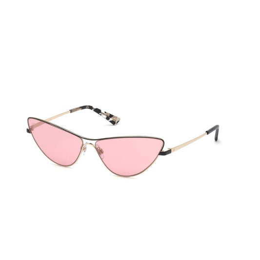 WEB EYEWEAR Gold Metal Sunglasses