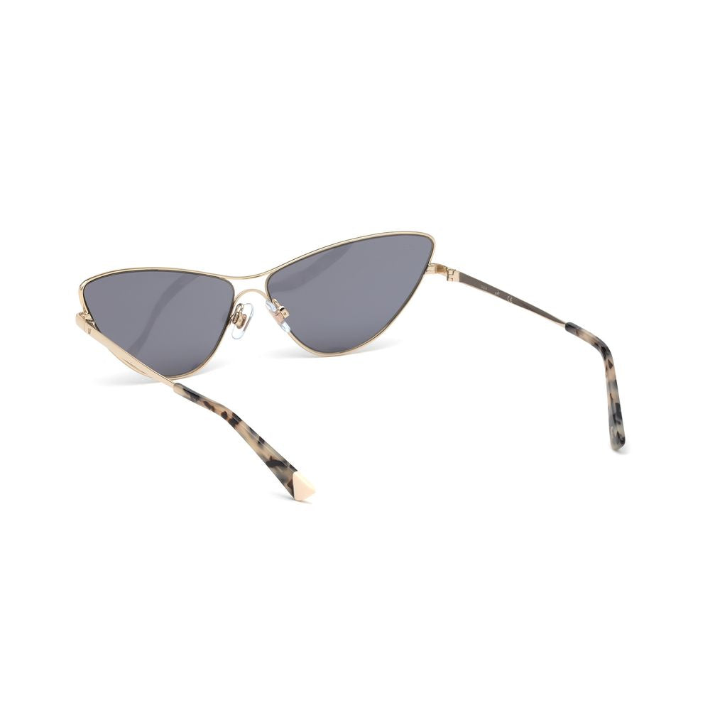 WEB EYEWEAR Gold Metal Sunglasses