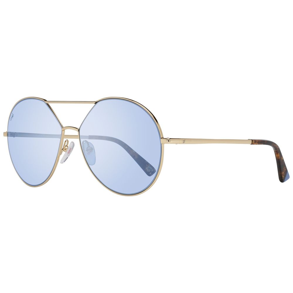 WEB EYEWEAR Gold Metal Sunglasses