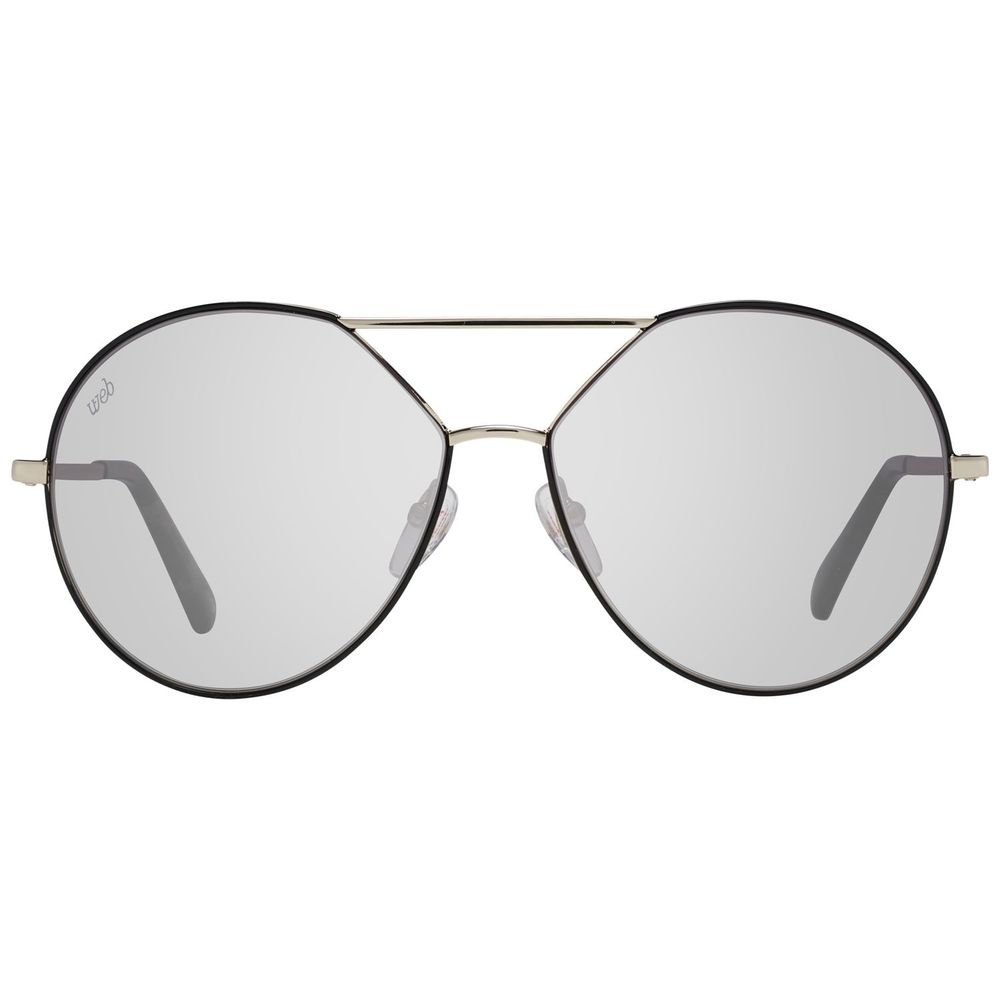WEB EYEWEAR Gold Metal Sunglasses