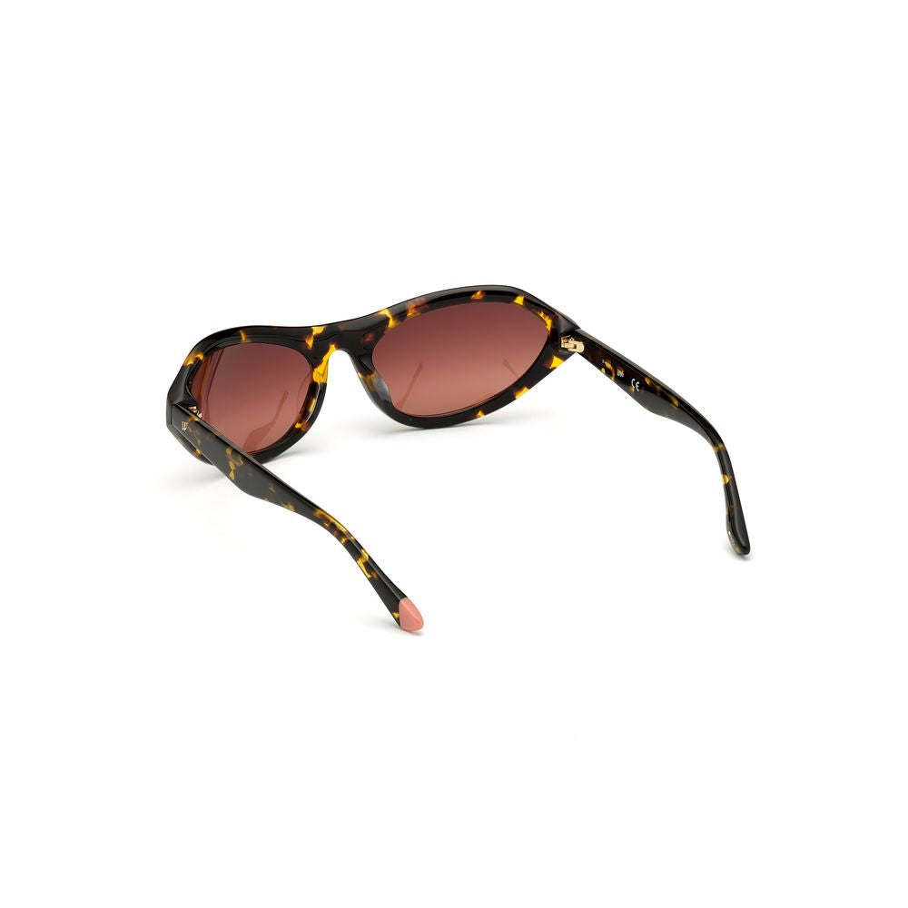 WEB EYEWEAR Brown Plastic Sunglasses