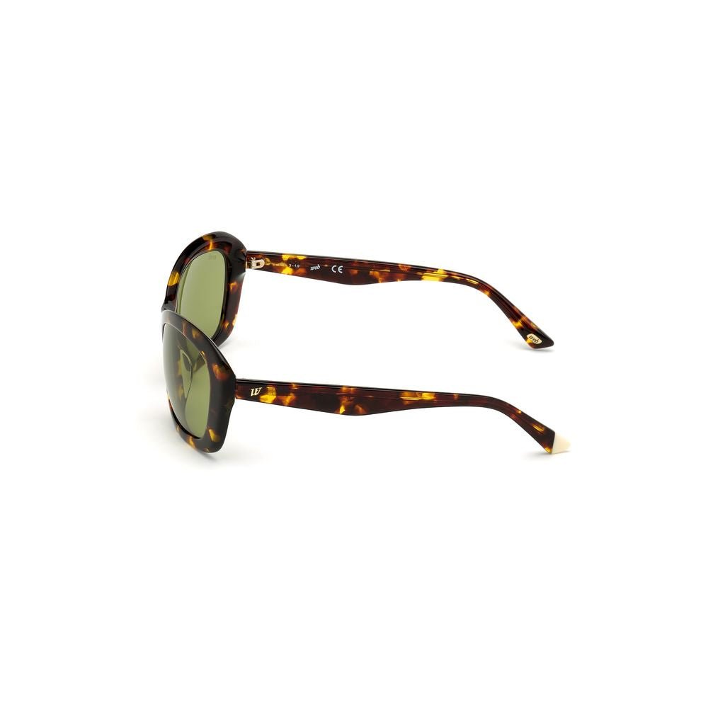 WEB EYEWEAR Brown Plastic Sunglasses