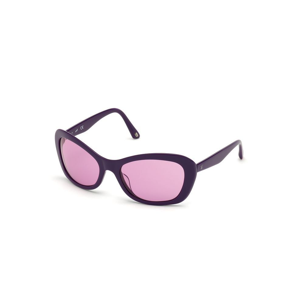 WEB EYEWEAR Purple Plastic Sunglasses