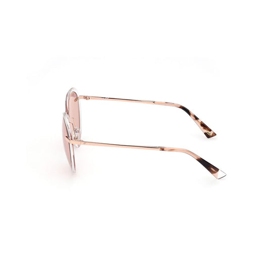 WEB EYEWEAR Transparent Metal Sunglasses