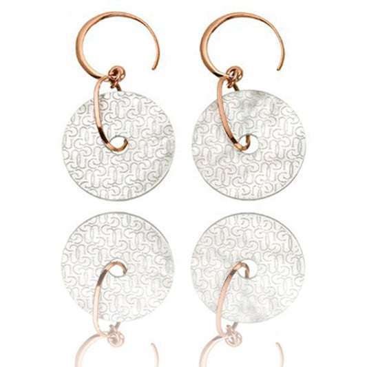 GC Bicolor Silver Earrings