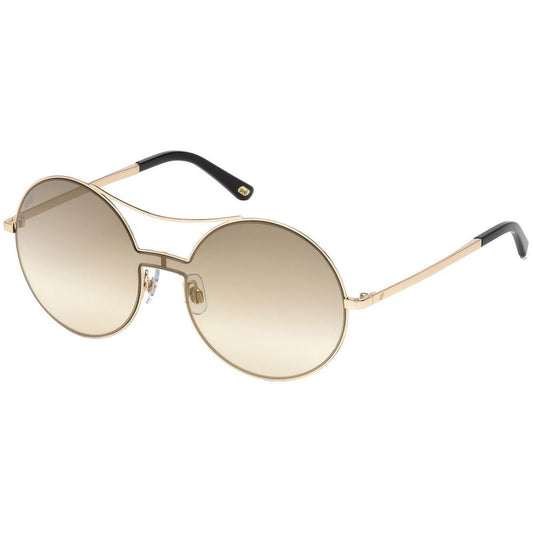 WEB EYEWEAR Gold Metal Sunglasses
