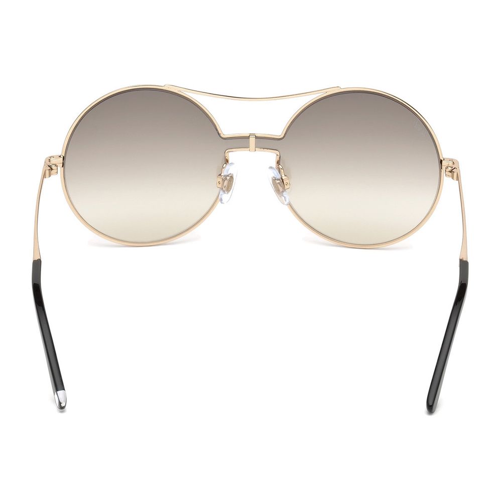 WEB EYEWEAR Gold Metal Sunglasses