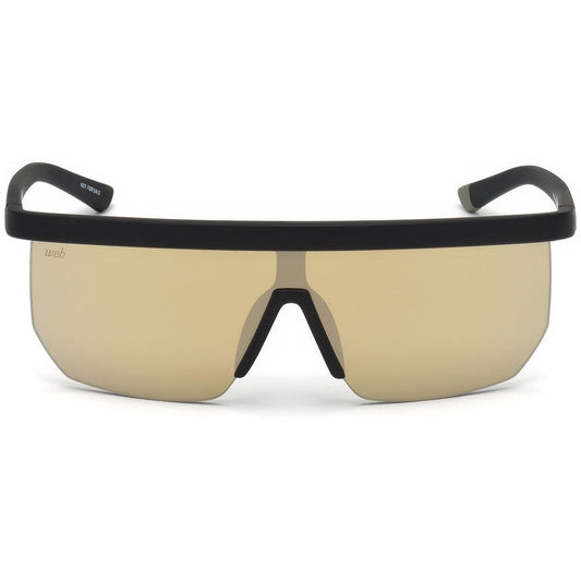 WEB EYEWEAR Gold Plastic Sunglasses