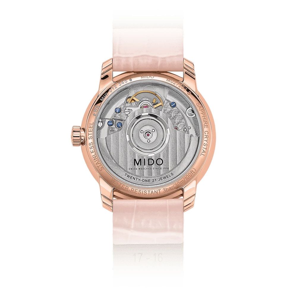 MIDO Multicolor Leather Dress Watch