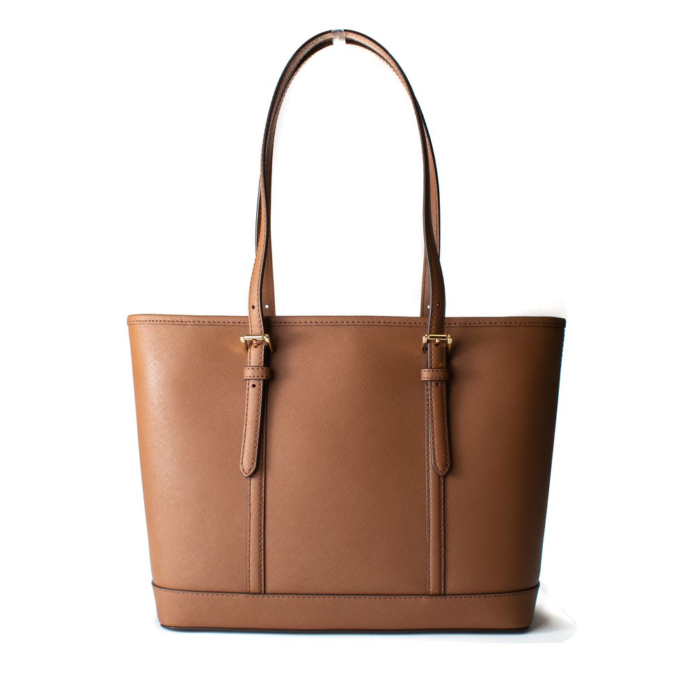 Michael Kors Brown Canvas Tote Bag
