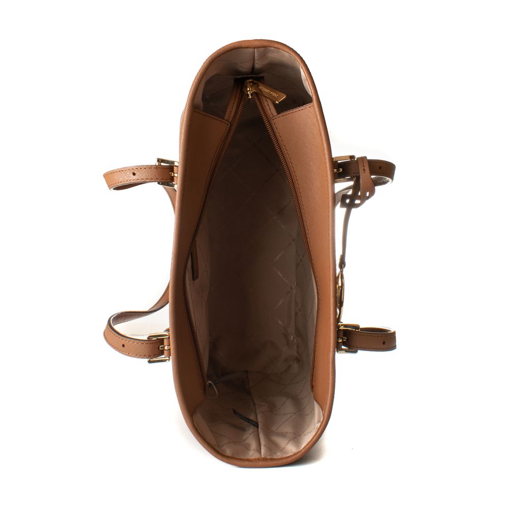 Michael Kors Brown Canvas Tote Bag