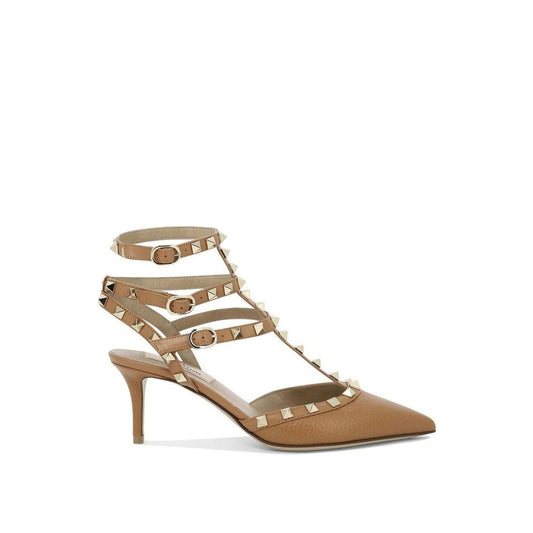 Valentino Garavani Brown Calfskin High Heel Pumps