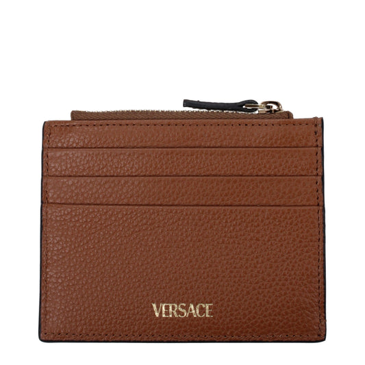 Versace Brown Leather Wallet