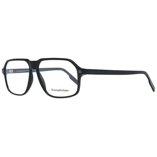 Ermenegildo Zegna Black Plastic Glasses (Frames)