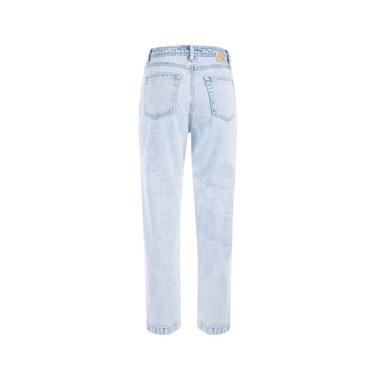 Yes Zee Light Blue Cotton Boyfriend Jeans