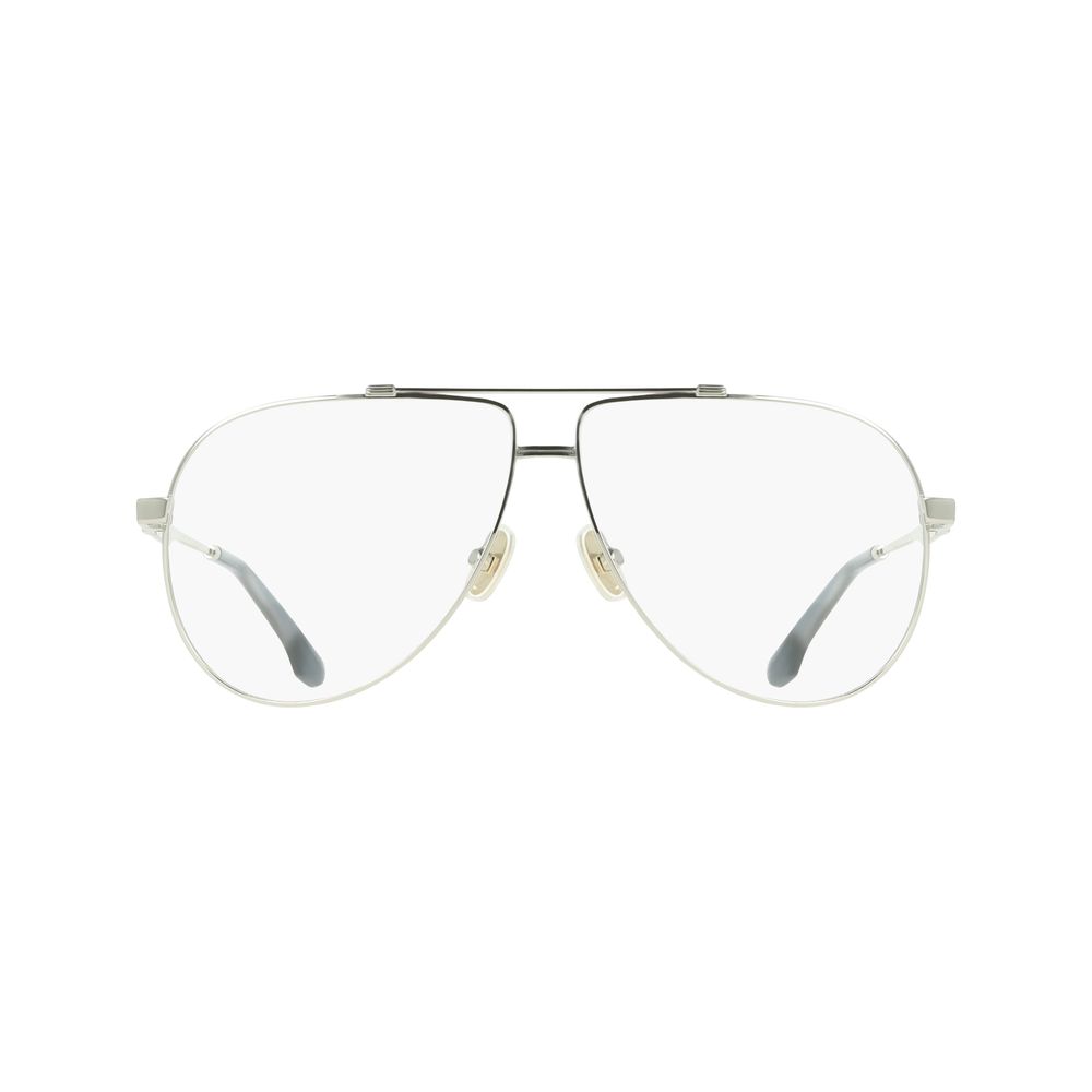 Victoria Beckham Gray Metal Glasses (Frames)