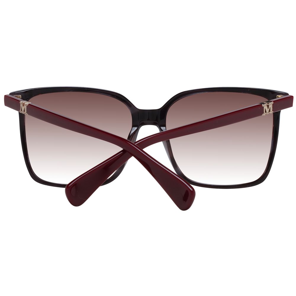 Max Mara Burgundy Plastic Sunglasses