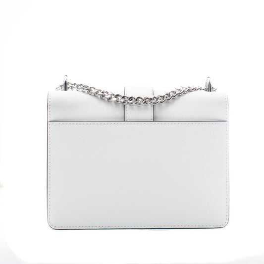 Michael Kors White Leather Shoulder Bag